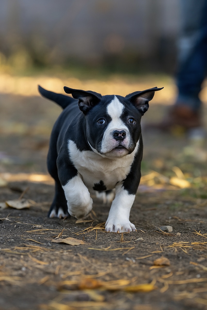 Heavy Head Bullies American Bully with signature heavy head